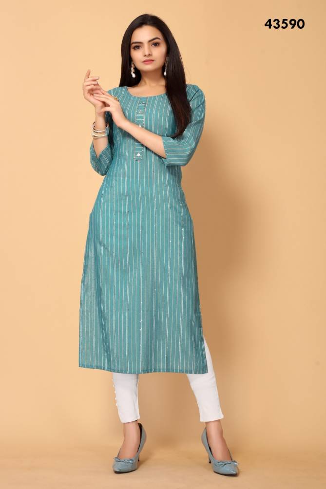 Himanshi By Mahotsav Daily Wear Polly Cotton Kurtis Catalog